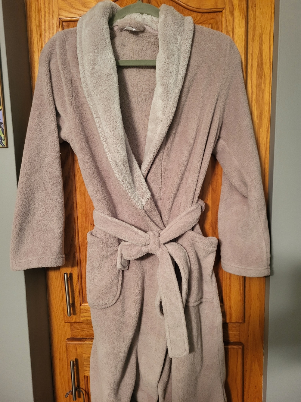 Ulta Beauty Plush Shawl Collar Purple Robe